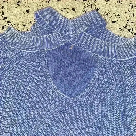 Free People Half Moon 100% cotton sweater - Picture 4 of 5